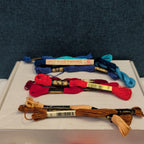 32 Skeins Embroidery Floss Set DMC J.P. Coats
