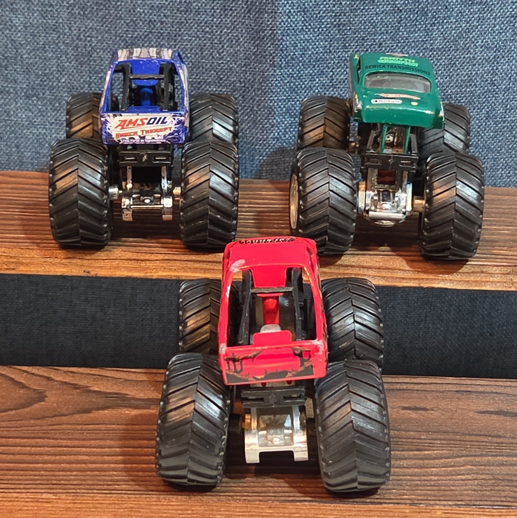 Hot Wheels Monster Jam Sudden Impact King Krunch Desperado Lot 3 Diecast Y2K
