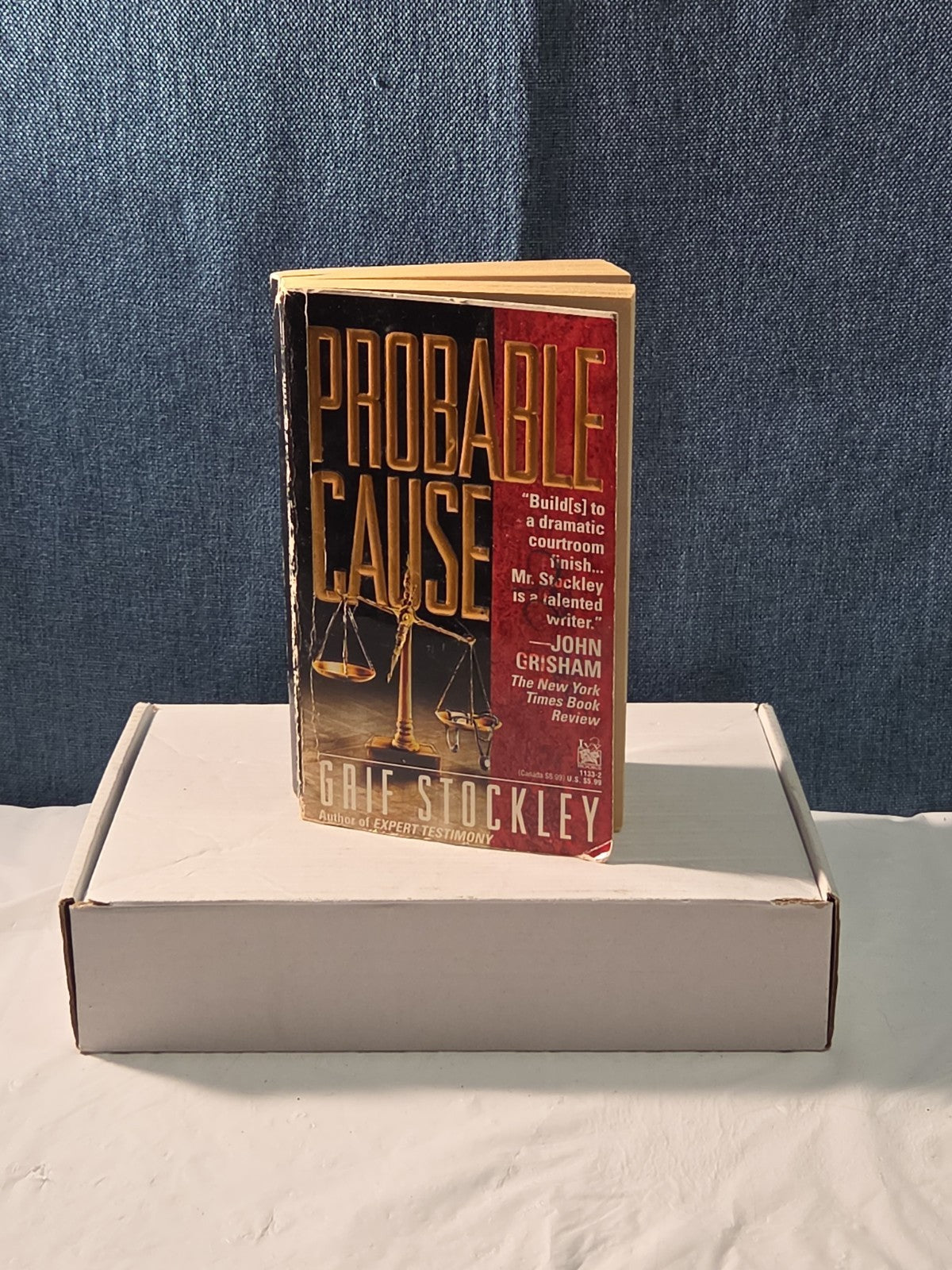 Probable Cause Grif Stockley  Paperback Gideon Page Legal Thriller Book