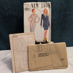 Vintage New Look 6549 & Simplicity 9452 Sewing Pattern Lot - 90s Suit & Wardrobe