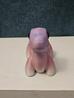 Mini Articulated Brontosaurus Fidget Toy | 3D Printed Dinosaur | Pink Purple