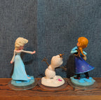 Disney Infinity Frozen 3 Figure Lot Elsa Anna Olaf PVC Loose