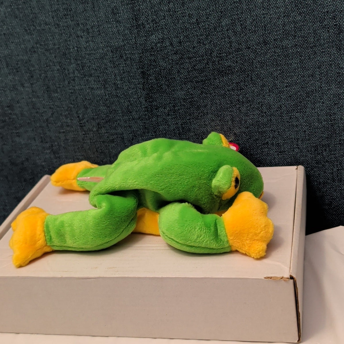 TY Beanie Baby SMOOCHY the Frog 1997 | MWMT Mint Tags | Retired Felt Mouth