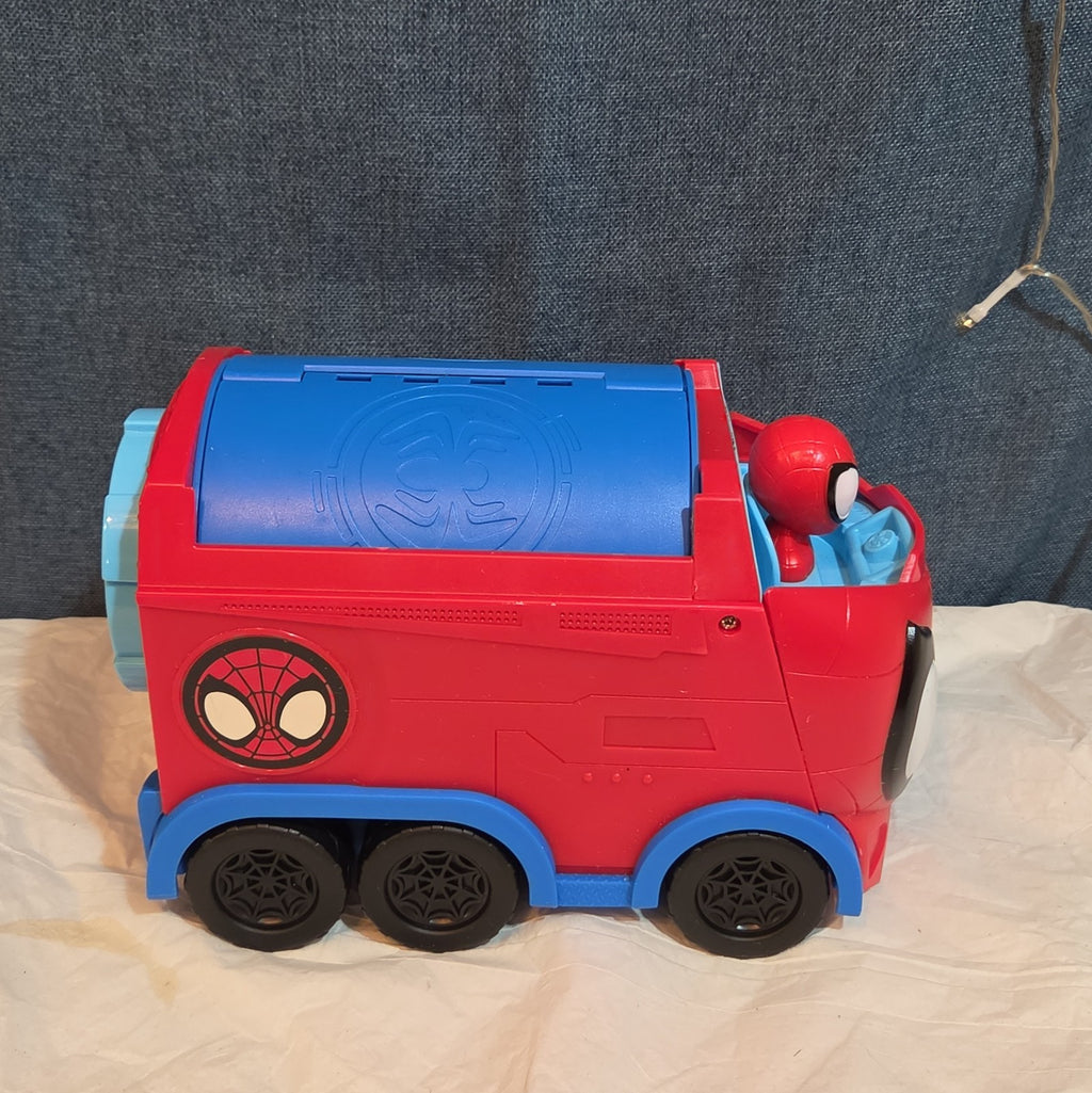 Spidey & His Amazing Friends Web Spinning Hauler Transforming Vehicle 3 In 1