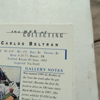 2000 Topps Gallery Carlos Beltran #7 Royals Canvas 1999 ROY HOF Vibe