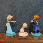 Disney Infinity Frozen 3 Figure Lot Elsa Anna Olaf PVC Loose
