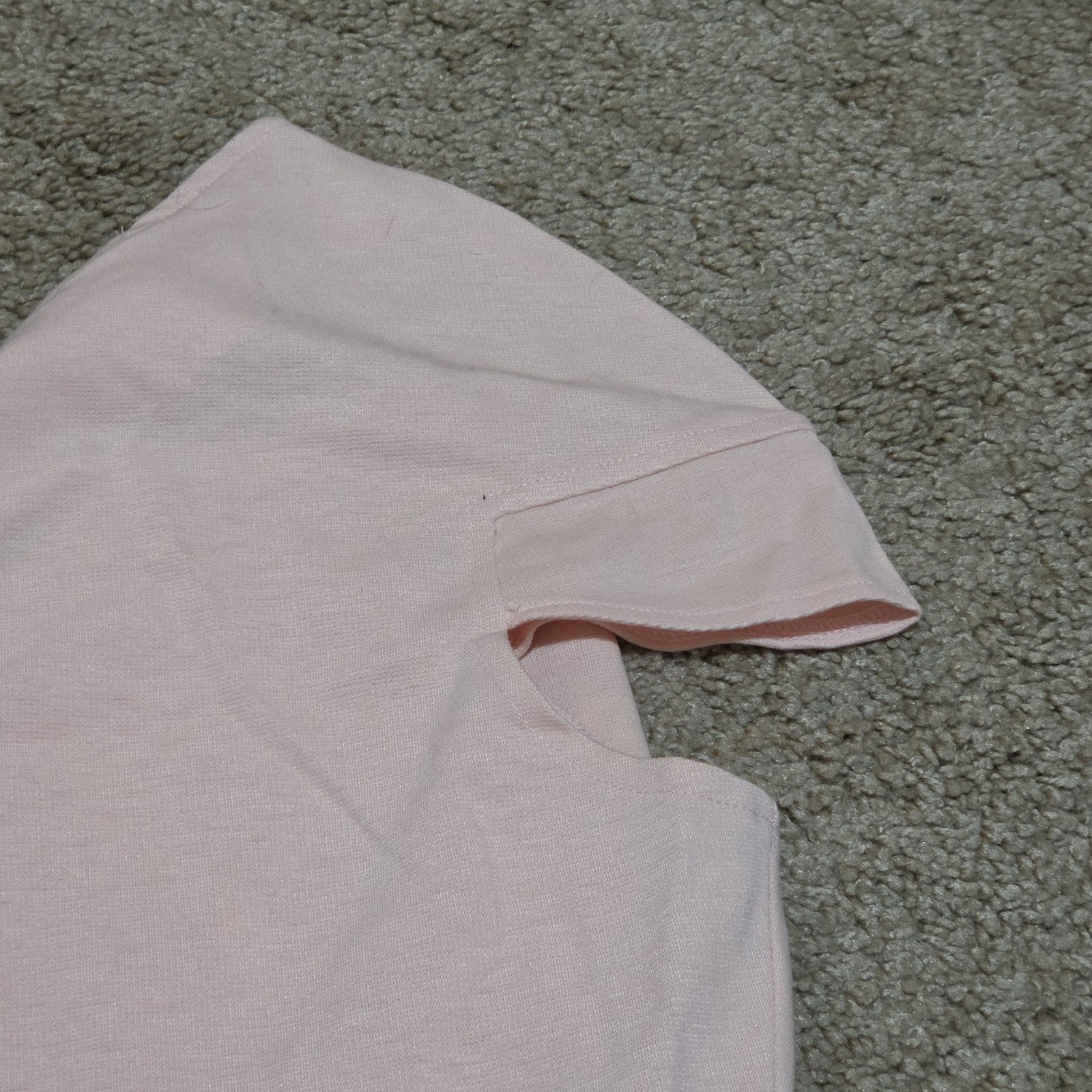 Blush Pink Midi Dress Full Zip Cutout Short Sleeve Bodycon XXL