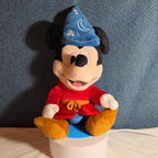 Disney Fantasia Sorcerer Mickey Mouse Plush 12" Theme Park