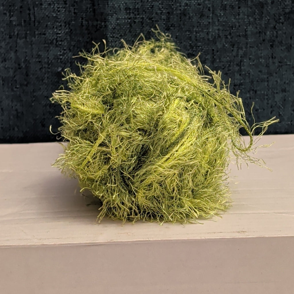 Red Heart Foxy Eyelash Yarn Lime Green