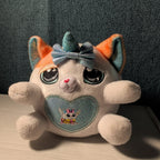 Zuru Rainbocorns Kittycorn Series 2 Exotic Cat 4" Plush Glitter Horn Wings CLEAN