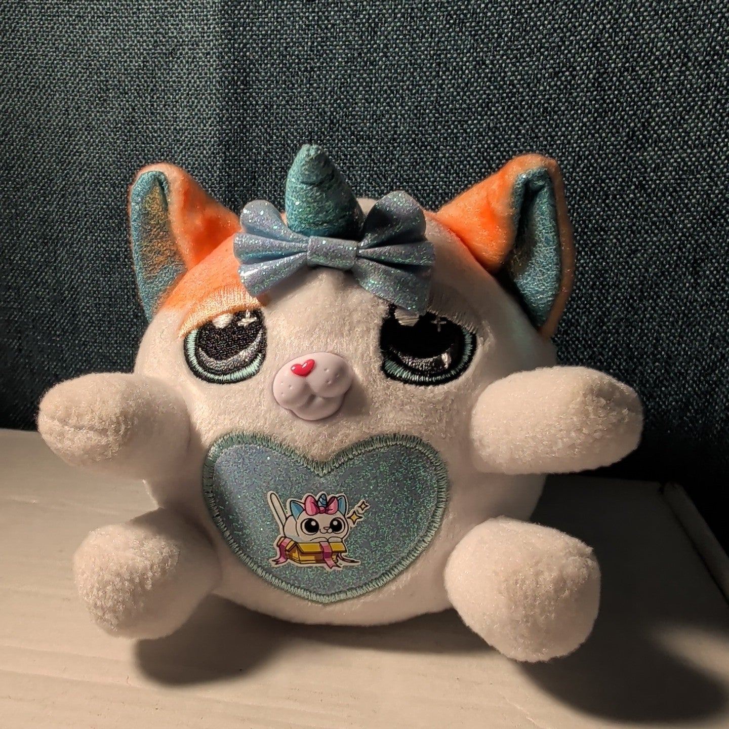 Zuru Rainbocorns Kittycorn Series 2 Exotic Cat 4" Plush Glitter Horn Wings CLEAN