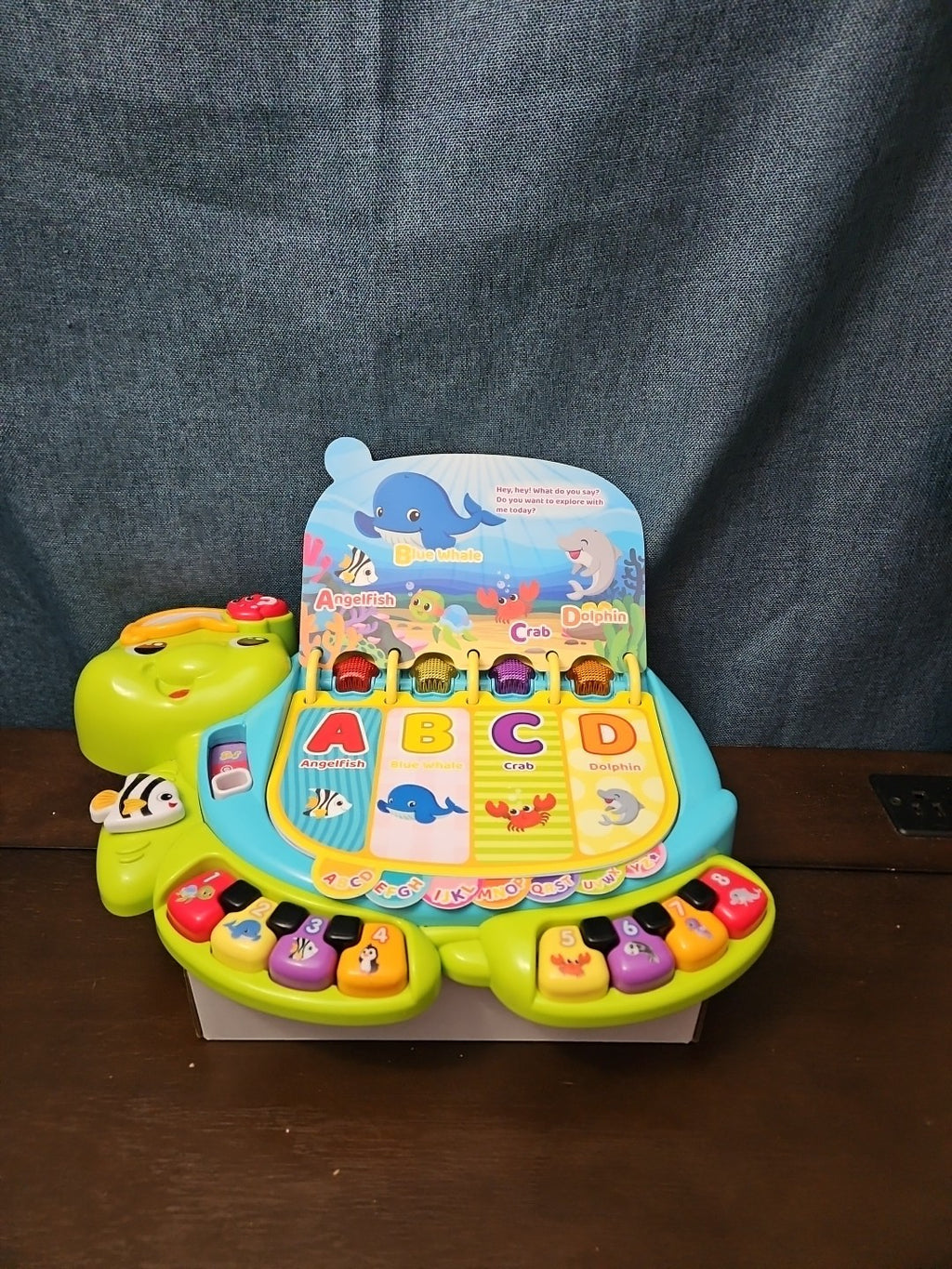 VTech Touch & Teach Sea Turtle | Interactive Learning Book Toy | Phonics & Music