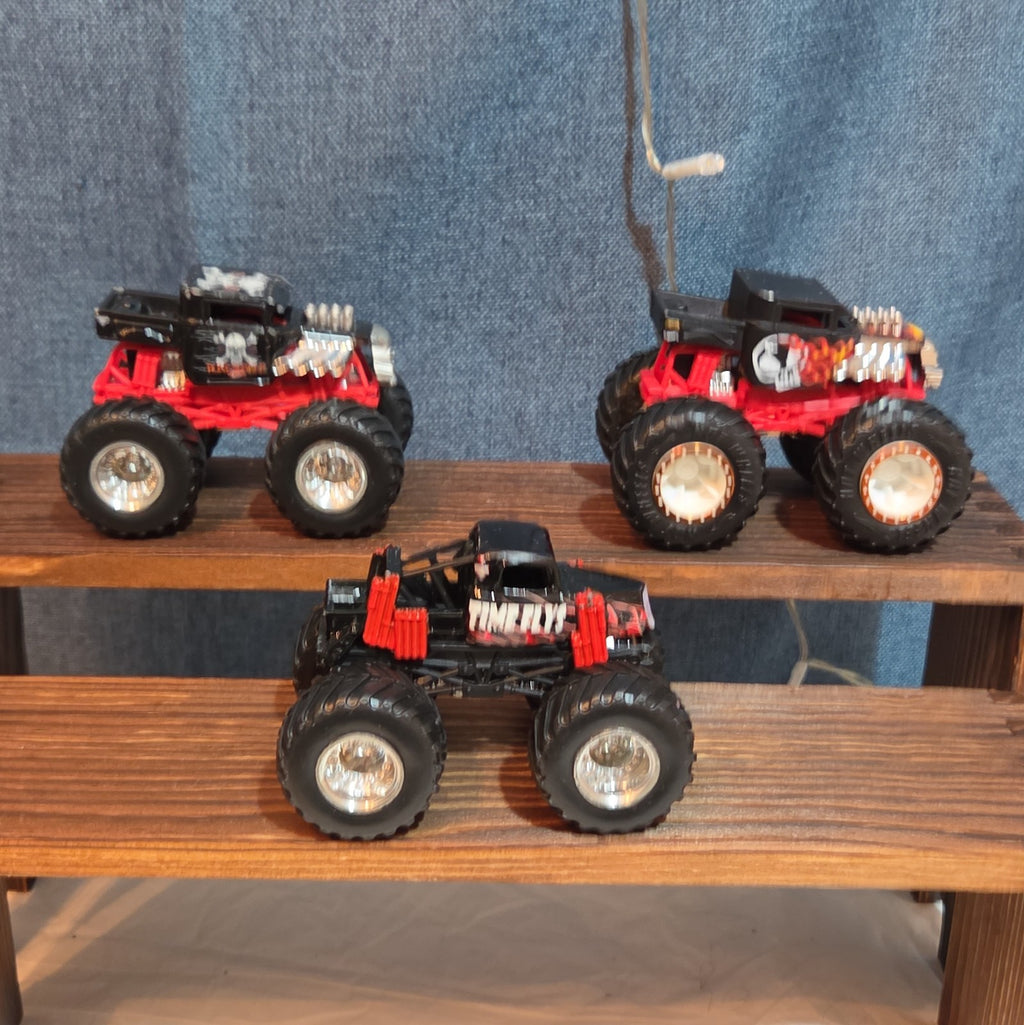 Hot Wheels Monster Jam Bone Shaker Time Flys Lot 3 Diecast Y2K