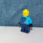 LEGO City Monster Truck Driver Minifigure cty1760 Flame Racing Jacket Loose