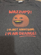 Port & Company Annoying Orange Meme Graphic T-Shirt