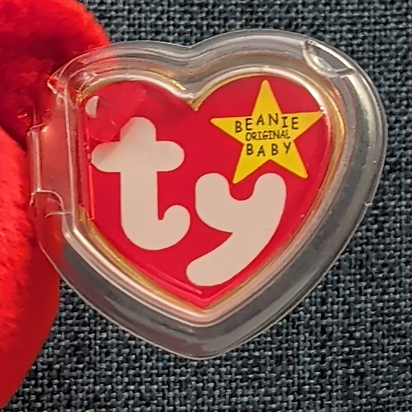 ​Ty Beanie Baby Osito Mexico Red Bear 1999 Retired Flag Chest Mint Tags 04244
