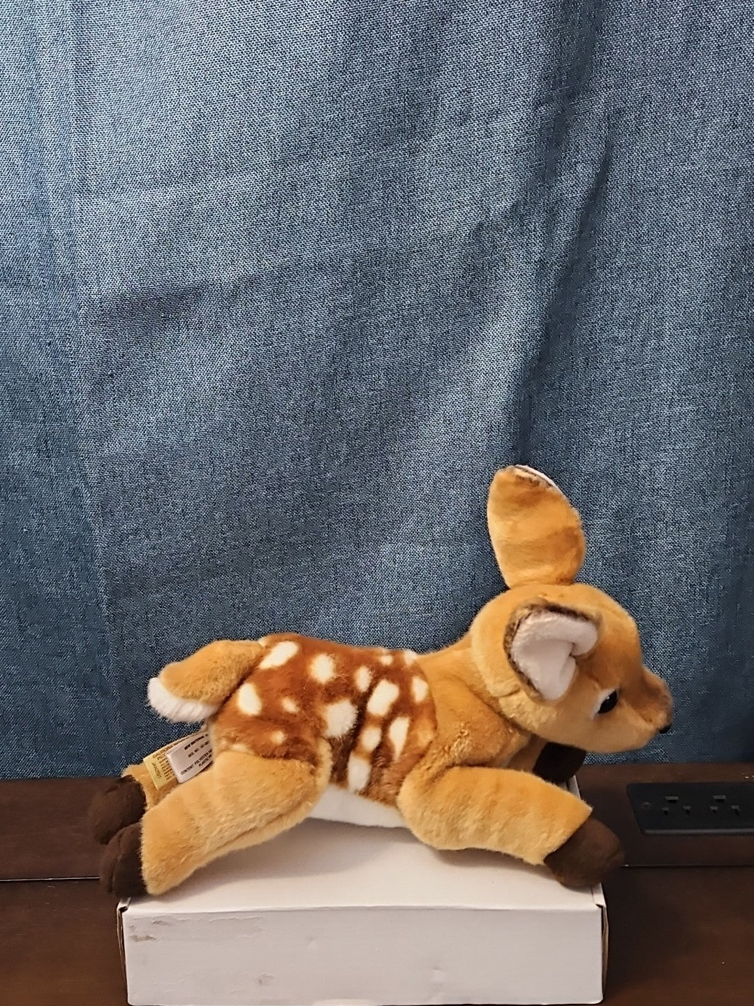 Aurora Miyoni Spotted Fawn Deer Plush 11" | Realistic Laying Down Stuffed Animal