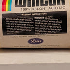 Vintage Wintuk Yarn 100% Orlon Acrylic Fisherman Cream 4-Ply Worsted Weight NOS