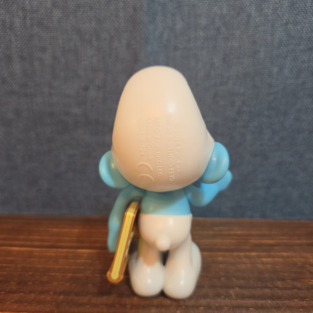 Peyo BKC Brainy Smurf PVC Figure 2024 Nostalgic Cartoon Toy