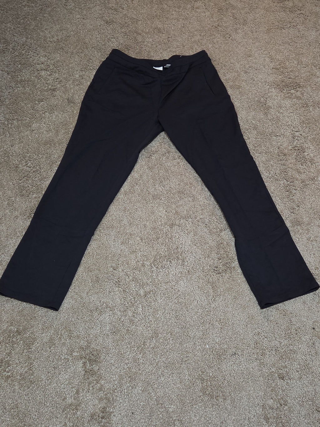 Cato Black Slacks Womens MP Classic Stretch Pull On Pants Comfort