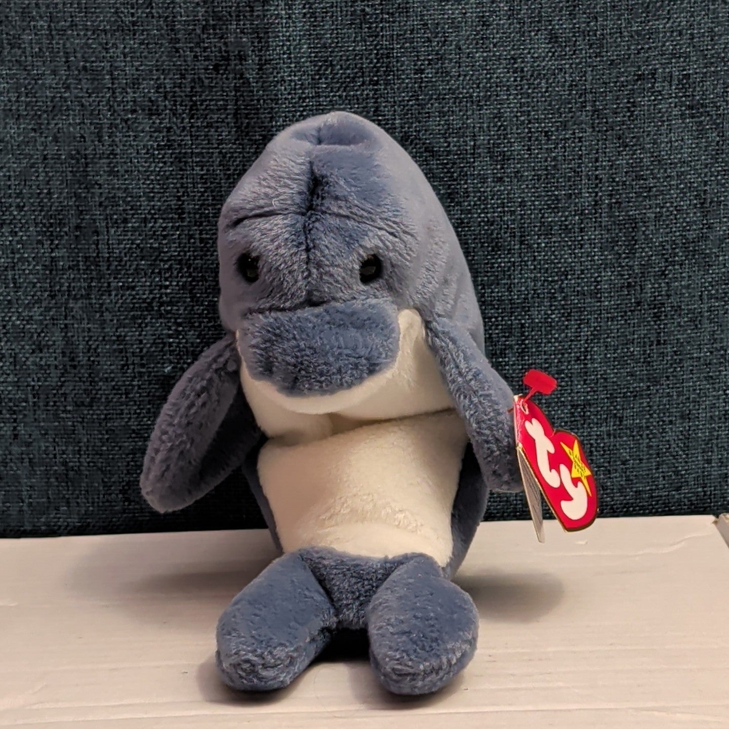 Ty Beanie Baby Echo Dolphin 1996 Retired 4th Gen Tags MWMT PVC Pellets Vintage