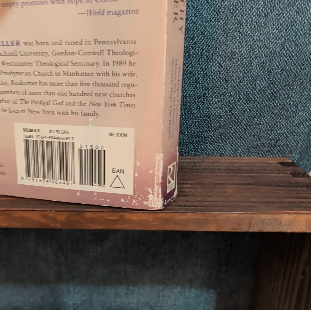 Timothy Keller Counterfeit Gods Paperback Christian Theology