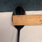 Set of 8 Black Stainless Steel Spoons 18/0 Modern Onyx Flatware Table Spoons Set