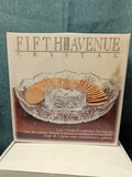 Fifth Avenue Crystal Portico 2 Pc Cracker Condiment Serving Set Lead Crystal NOB