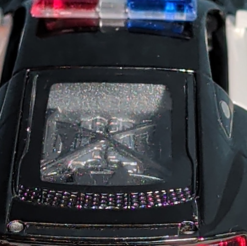 RMZ City Audi R8 Police Car 1/36 Diecast Pull Back Opening Doors PreOwned