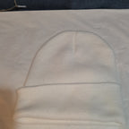 Custom Grinch Throat Punch White Knit Beanie Funny Holiday Hat Brand