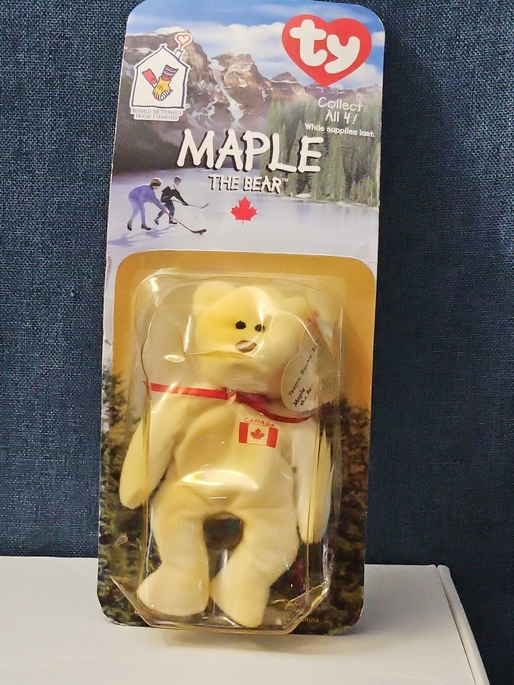 Ty Beanie Baby Maple the Bear | 1997 McDonald's Charity Exclusive