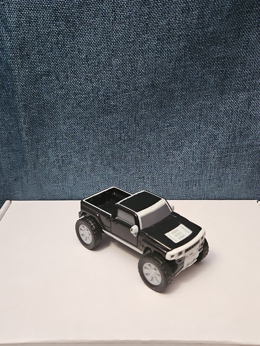 McDonald's Hummer H3T Toy Truck | 2006 Happy Meal Friction Car | Black & White