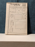 Simplicity 4642 Baby Gift Pattern Diaper Bag Bib Blanket Photo Album | UNCUT