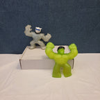Goo Jit Zu Heroes Marvel Set of 4 Hulk Iron Man Pantaro Blazagon Squishy Toy