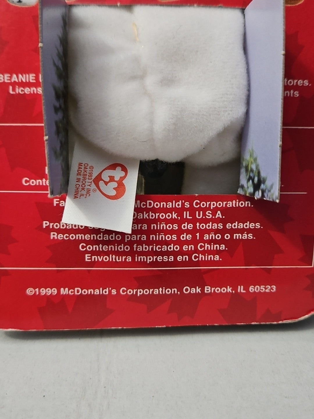 Ty Beanie Baby Maple the Bear | 1997 McDonald's Charity Exclusive