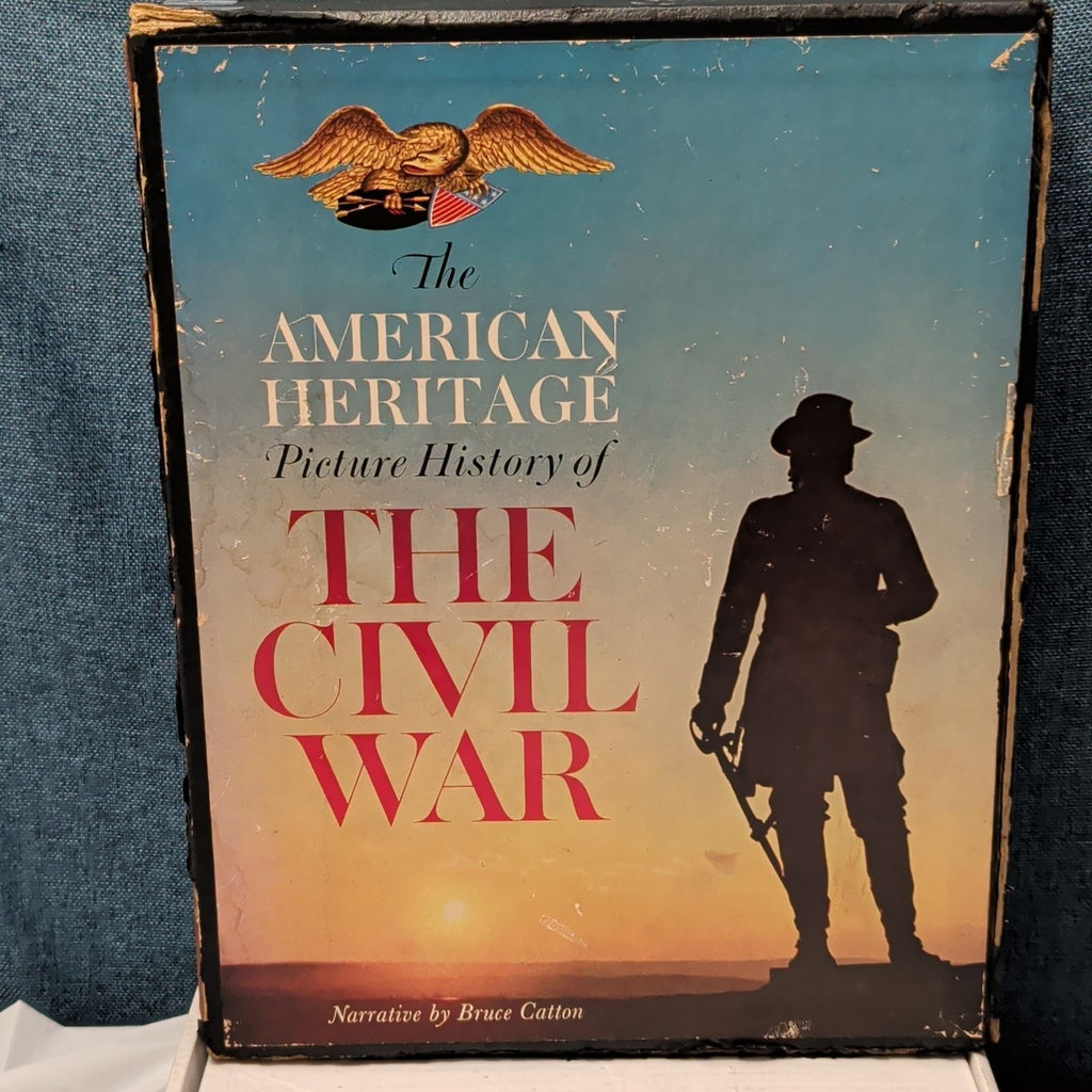 1960 American Heritage Picture History of The Civil War 2-Vol Set Bruce Catton