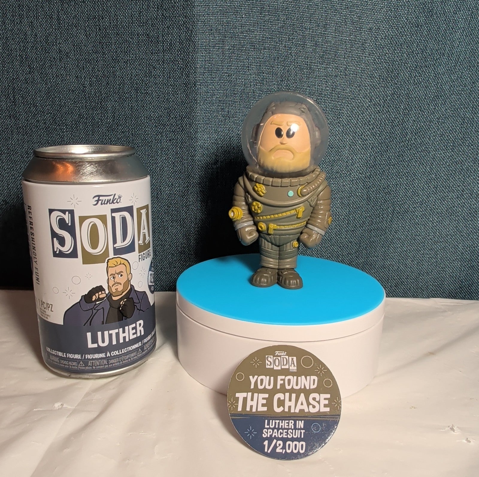 Funko Soda Luther Spacesuit Chase Vinyl Figure 1/2000