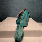 TY Beanie Baby - IGGY the Iguana (dark fabric w/ spikes) (9.5 inch) - MWMTs