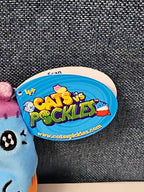 Cats vs Pickles Stitches #503 | Fuchsia Series Bean Plush | Blue Patchy Cat