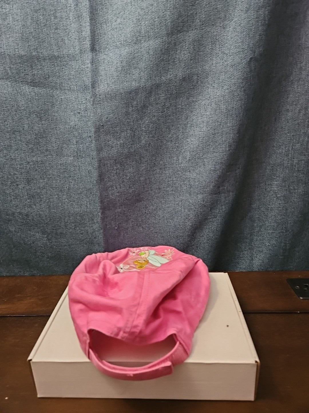 Disney Tinker Bell Hat Pink Baseball Cap "Cute but Feisty" Y2K Embroidered