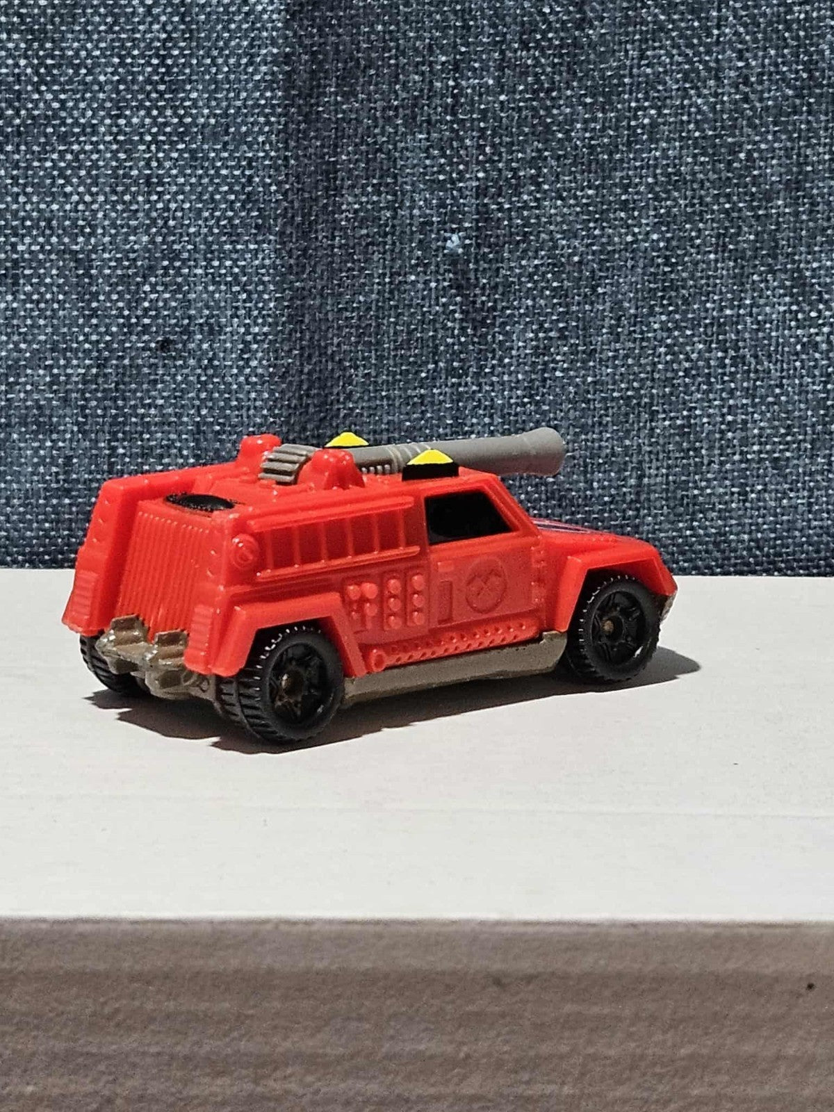 1997 McDonald's Hot Wheels FIRE TRUCK #5 Red Rescue Vehicle 90s Vintage Loose