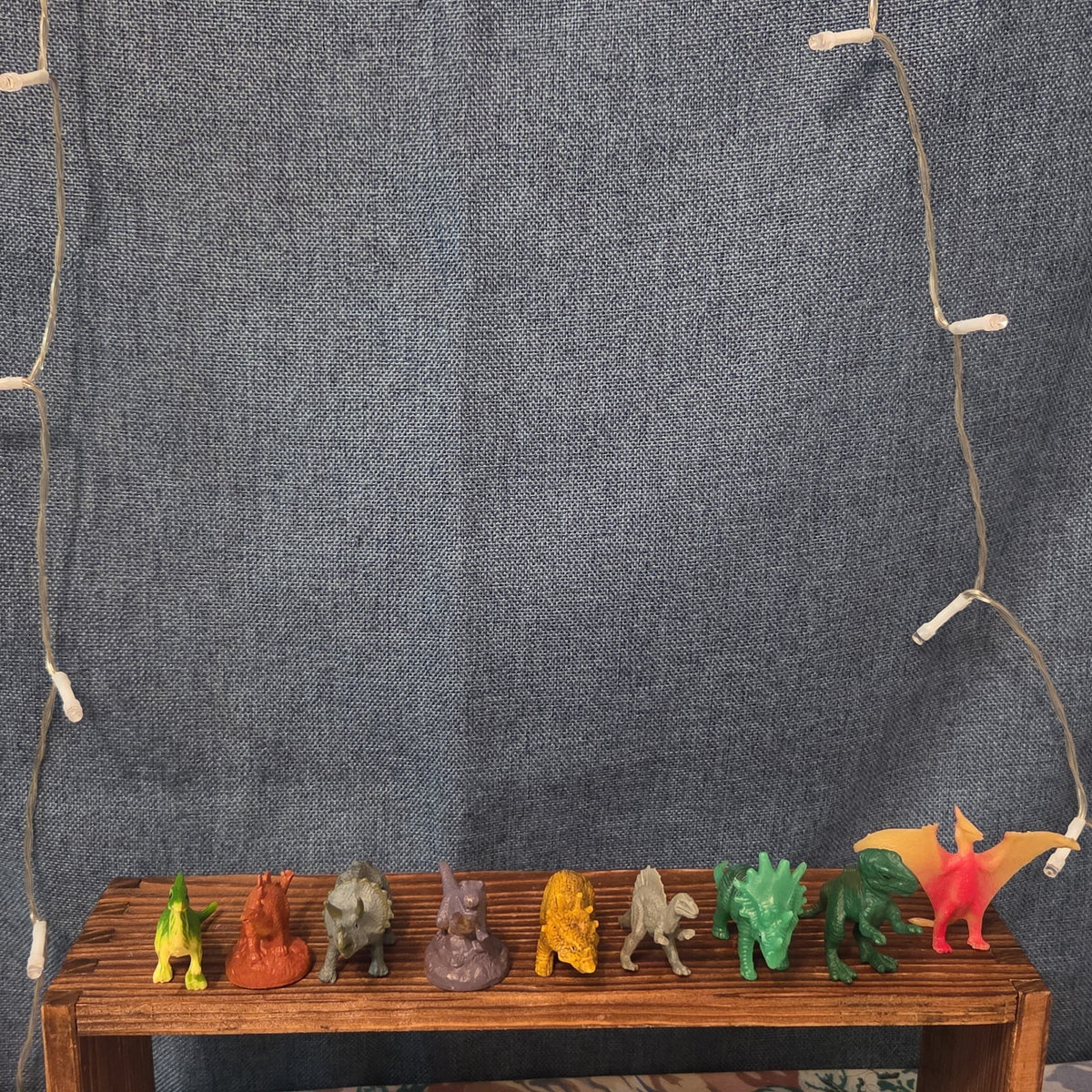 Miniature Plastic Dinosaur Figures Lot of 9