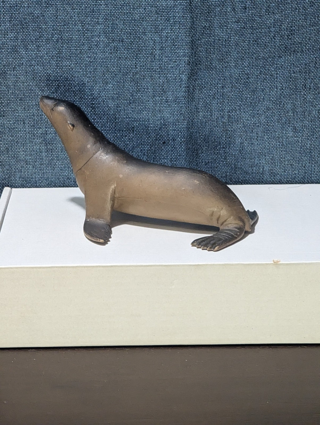 Vintage S.H. Sea Lion Figure | Realistic Ocean Animal Toy | Articulated Neck