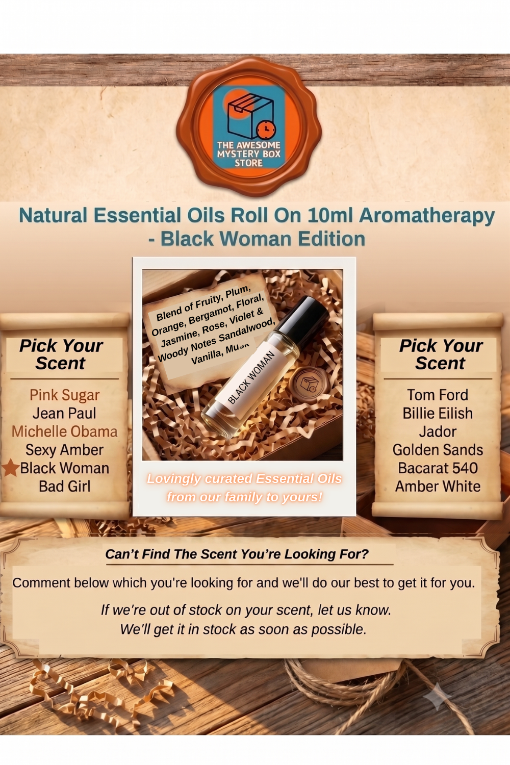 Essential Oil 10ml Roll On Glass Vial Travel Pick Your Scent NEW