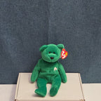 Ty Beanie Baby Erin the Bear 1997 Retired MWMT P.E. Pellets Irish Green Clover