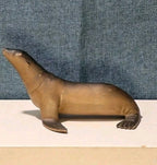 Vintage S.H. Sea Lion Figure | Realistic Ocean Animal Toy | Articulated Neck