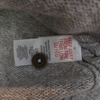 Hatley Girls Reindeer Knit Dress Size 10 Holiday Winter Sparkly Grey