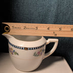 Vintage Noritake Sheridan Creamer Pitcher Art Deco Floral 1920s Gold Japan 3"