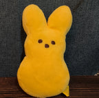 Peeps Bunny Plush Lot 4 Strawberry Tie-Dye Purple Yellow 2014