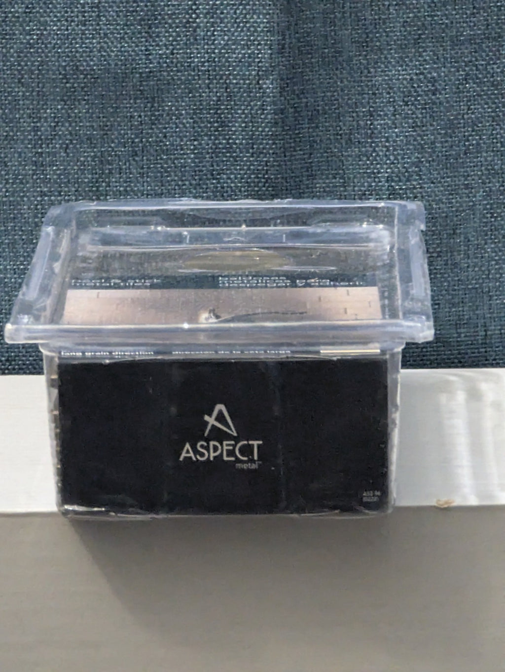 Aspect 3x6" Peel & Stick Metal Tile Brushed Champagne | A52-51 | 8 Pack 1 Sq Ft